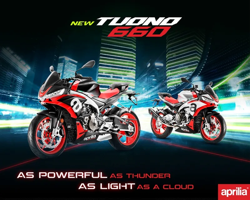Aprilia Tuono ราคาและรีวิว